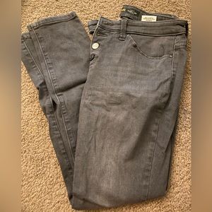 Lee button up skinny jeans, size 8, worn once